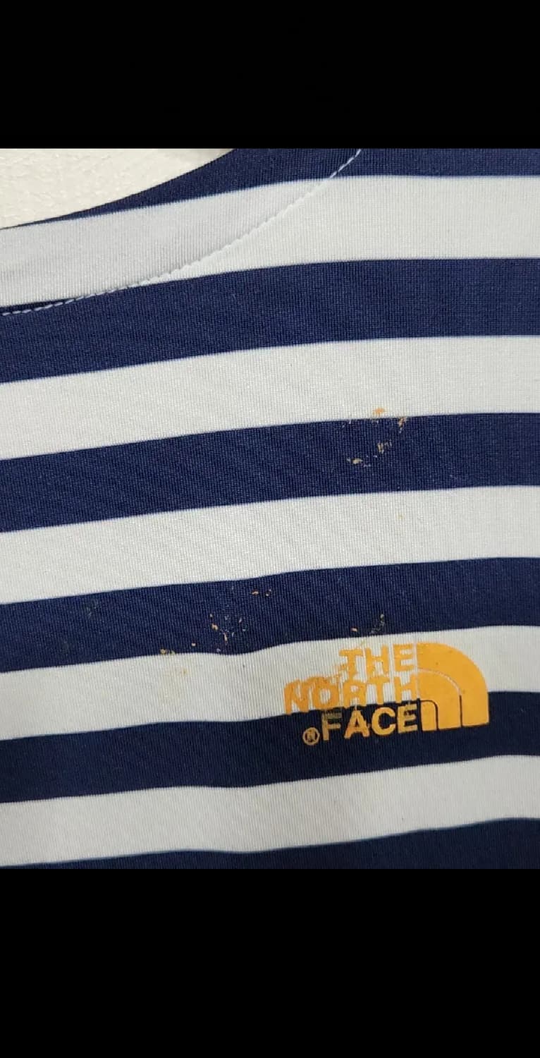(95) 노스페이스 반팔 원피스 단가라 스판 노카라  상품이미지7