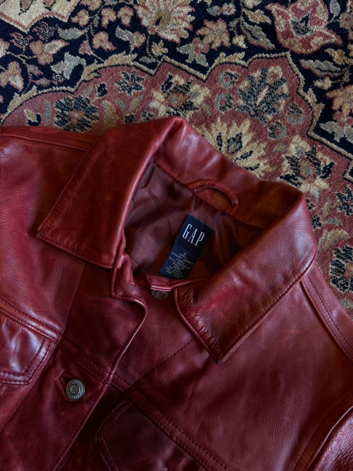 GAP 갭 레더 자켓 55~66 상품이미지9