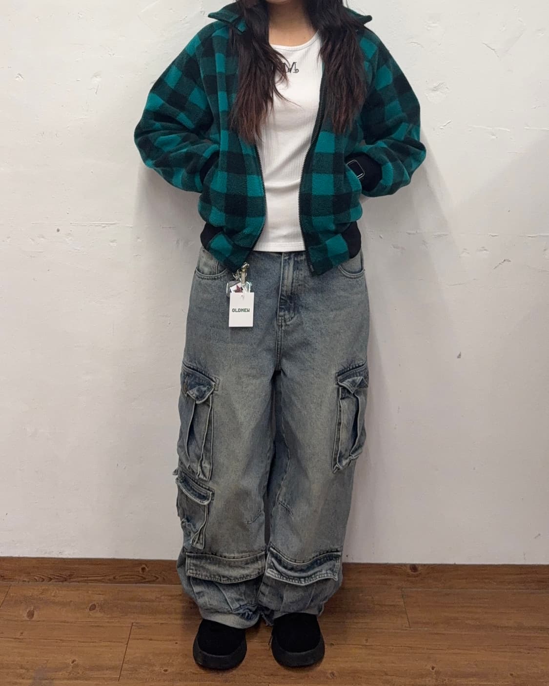 90s 엘엘빈 후리스 집업자켓 상품이미지2
