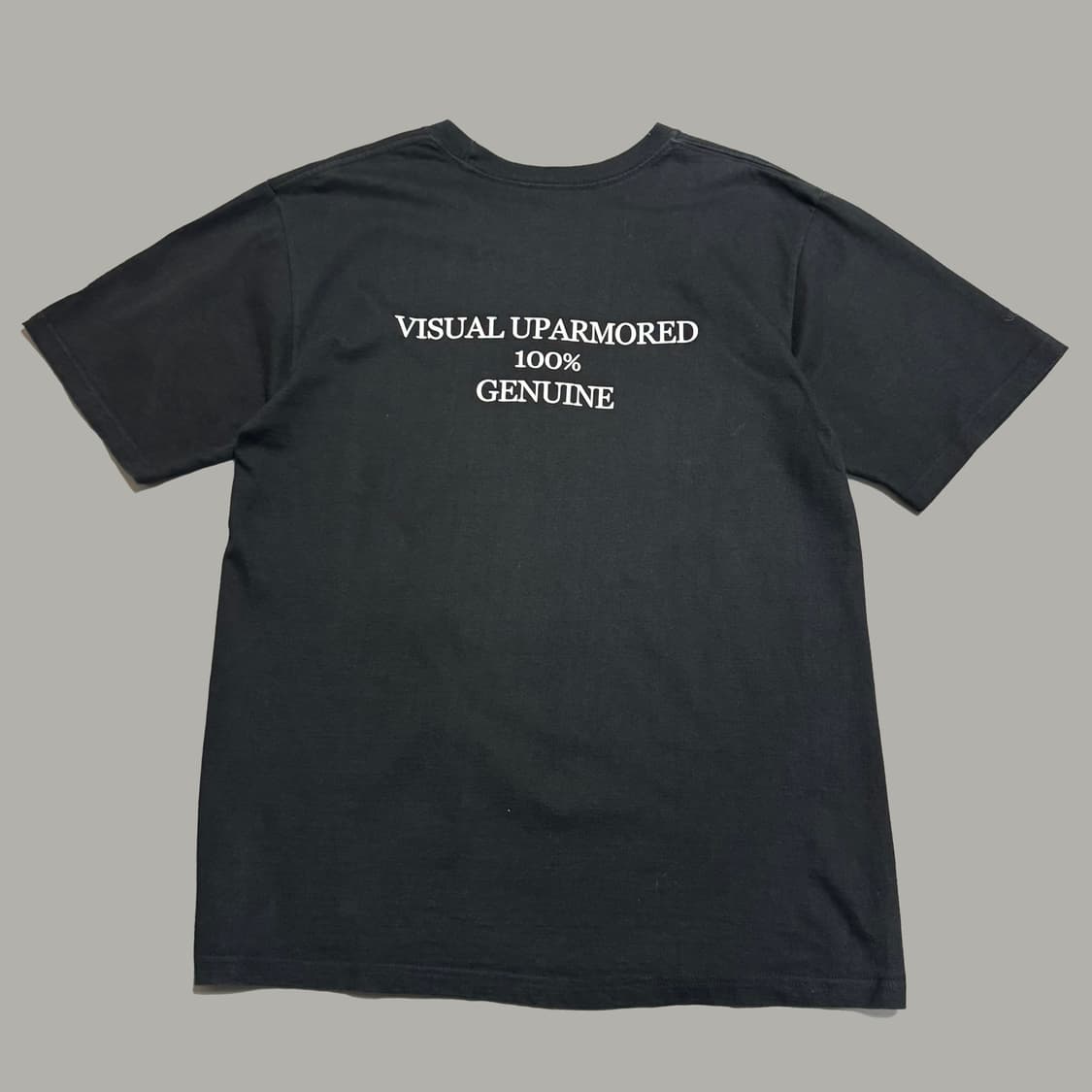 더블탭스 16ss 블랙컬러 비주얼업아머드 양면 프린팅 코튼 크루넥 반팔 상품이미지8