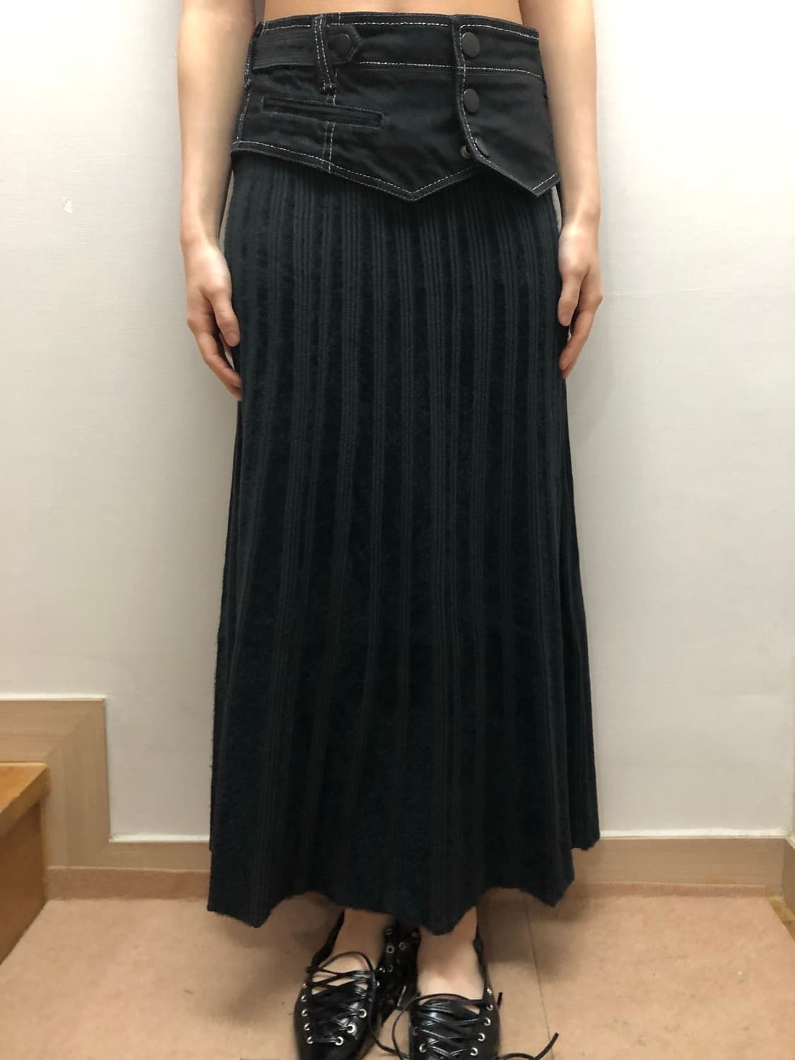 빈티지 블랙 포켓 벨트 상품이미지3