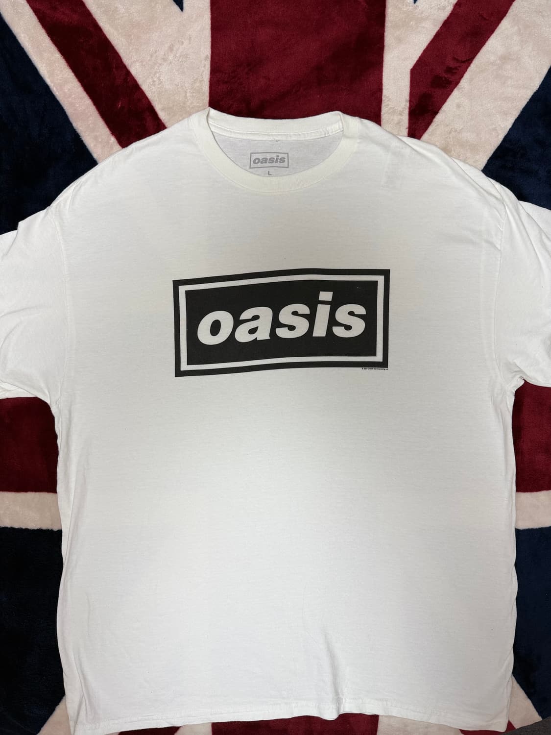 공식 오아시스 블랙 로고 티셔츠 상품이미지2