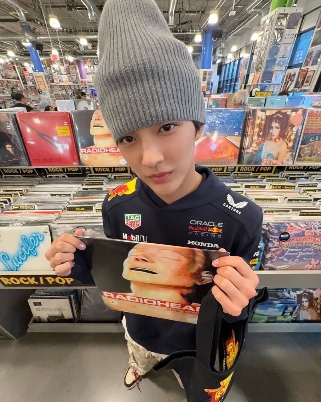 회색 비니 상품이미지1