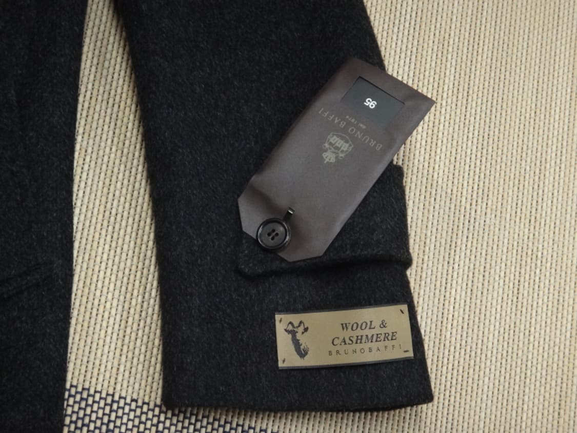 (95) 브루노바피 BRUNO BAFFI 모혼방 카라 코트 상품이미지6