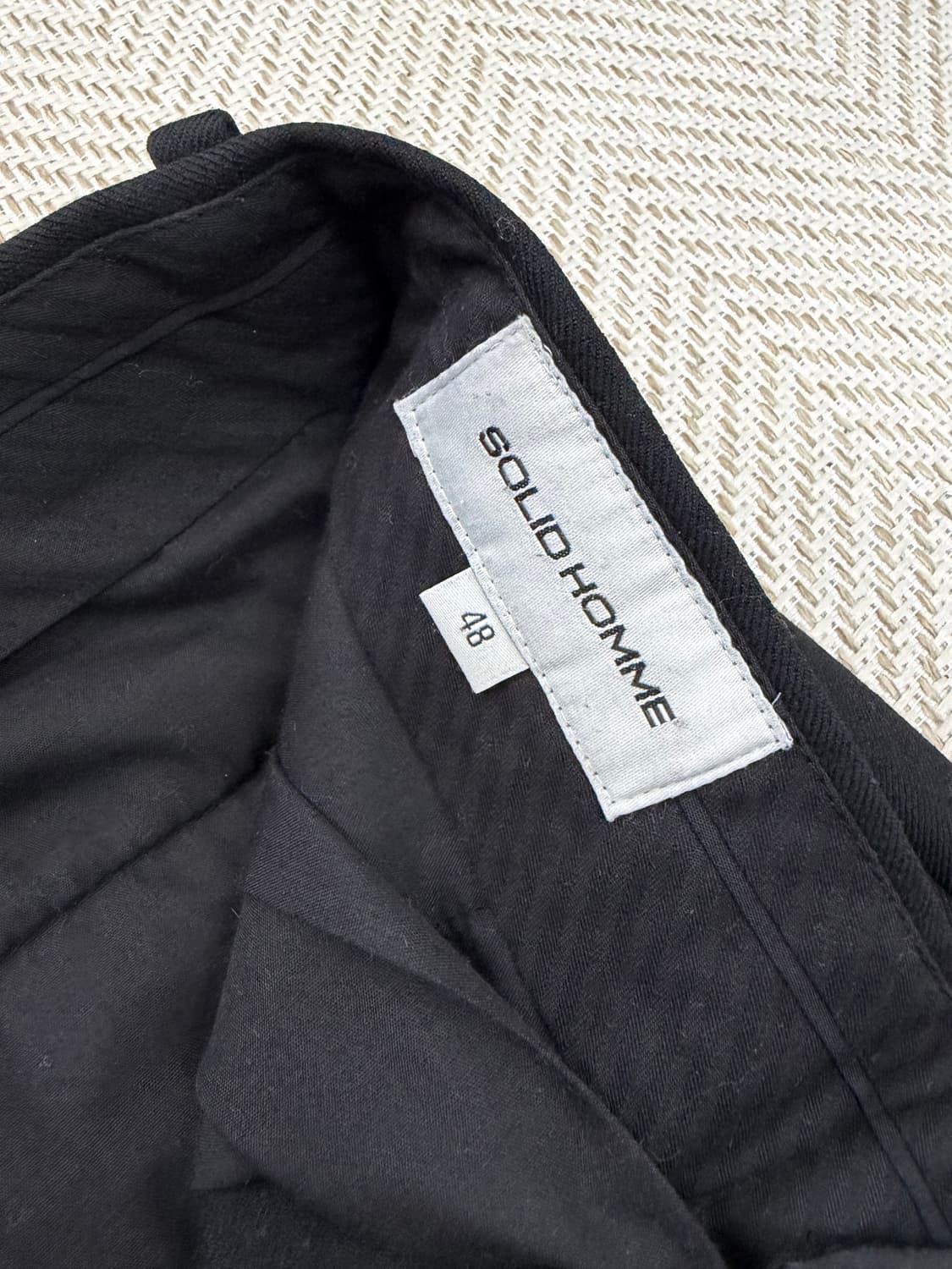 정품) 솔리드옴므 슬랙스 팬츠 48(32) 상품이미지5