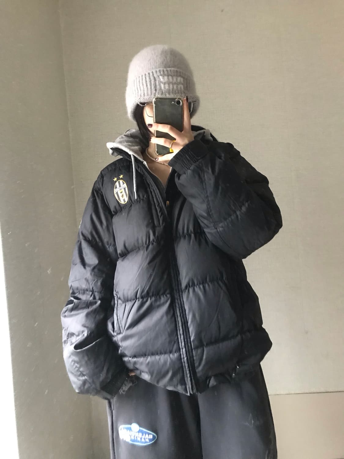나이키 유벤투스 오버핏 패딩 상품이미지6