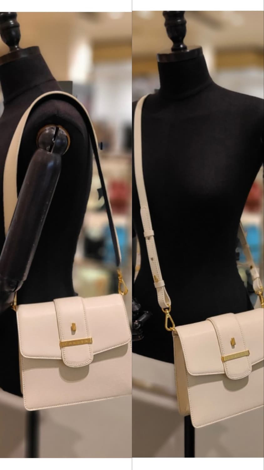 칼린)뉴헤스터 숄더백 세트 아이보리 색상 상품이미지5