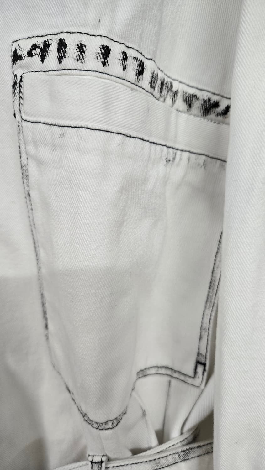 메종미네드 화이트데님자켓 상품이미지3