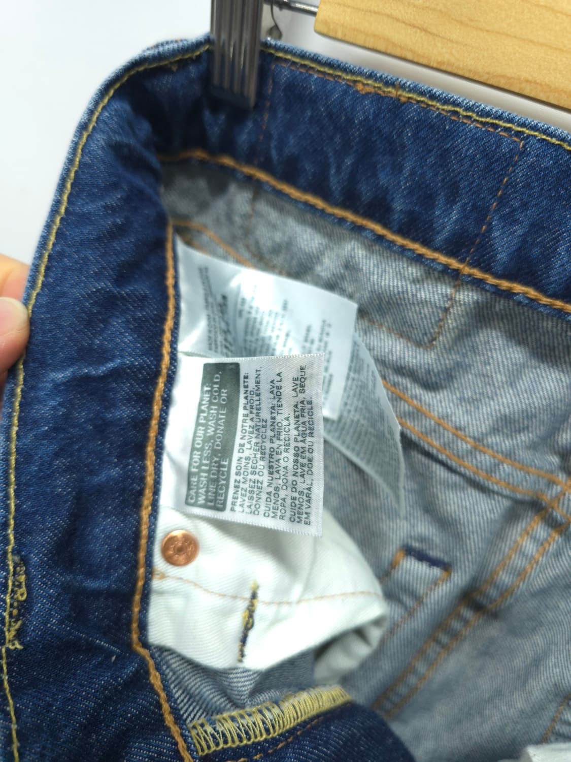 리바이스 여성 512 슬림 테이퍼드 중청 데미지진(28) 상품이미지9