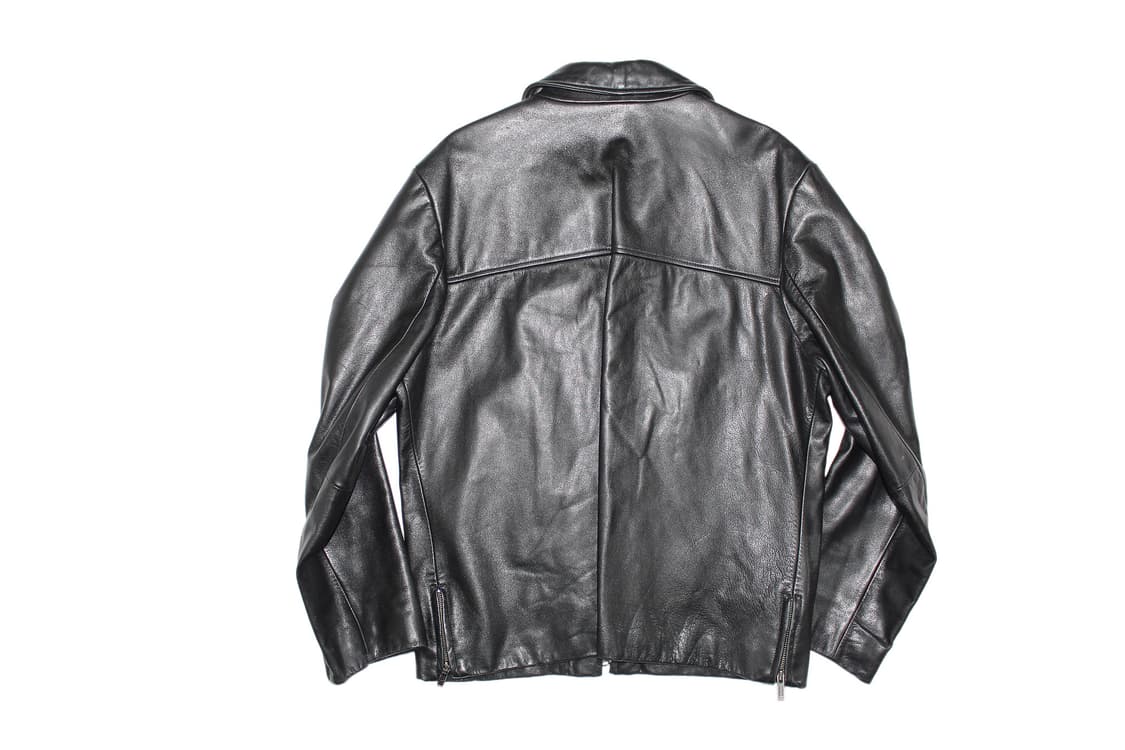 1990s BananaRepublic 바나나리퍼블릭 카우하이드 레더 자켓 상품이미지5