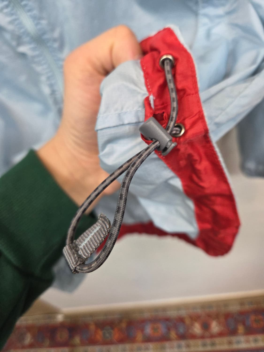 노스페이스 경량 바람막이 나일론 후드자켓 m 상품이미지6