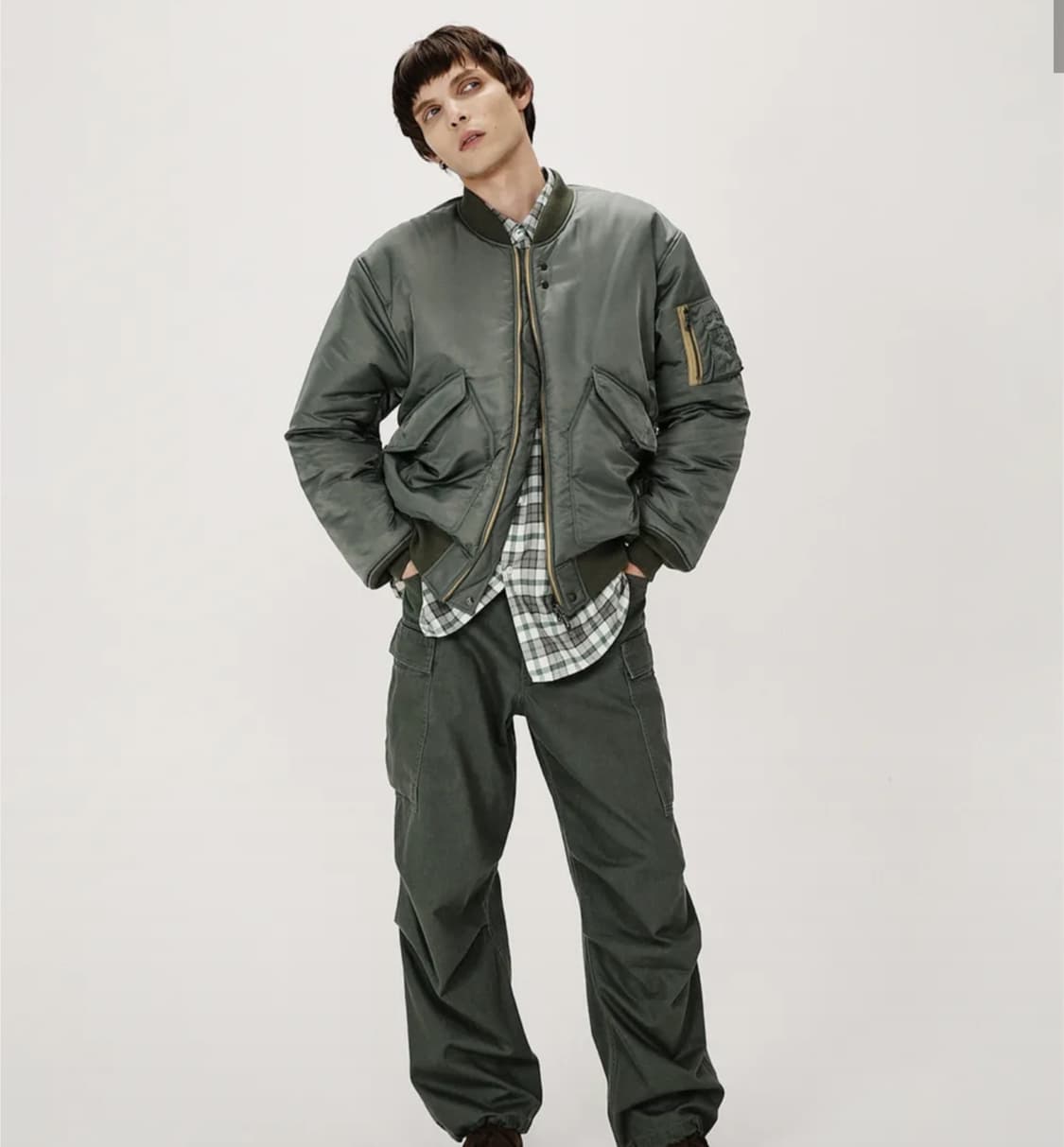 셔터 25FW 리버서블 MA1 L사이즈 상품이미지3