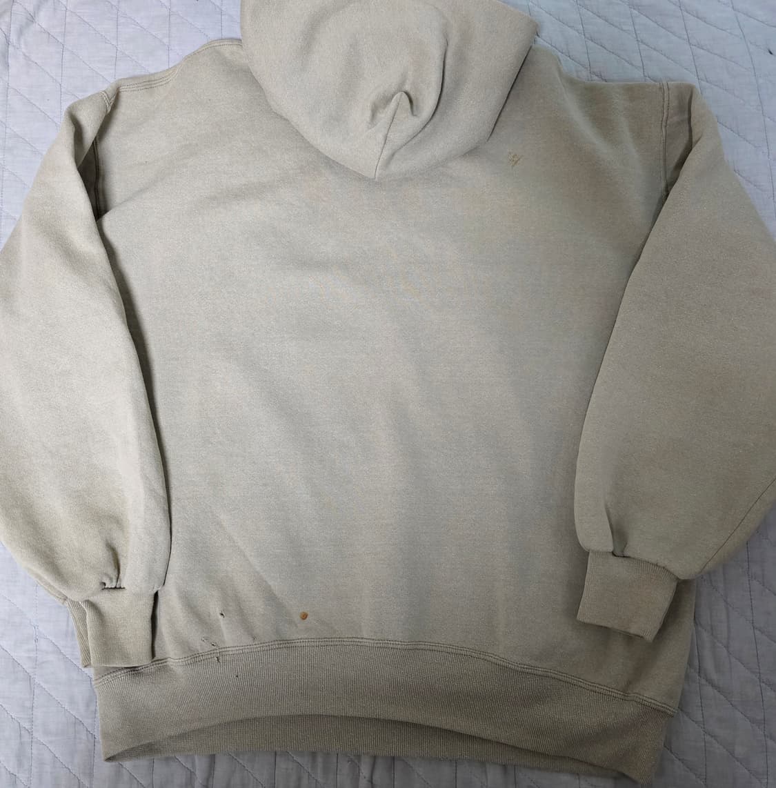 [XL] 90s 빈티지 러셀 애슬레틱 탄, 베이지 후디 후디 상품이미지4