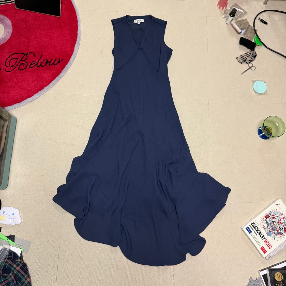 Cos 플로티 애시메트릭 미디 드레스 상품이미지5