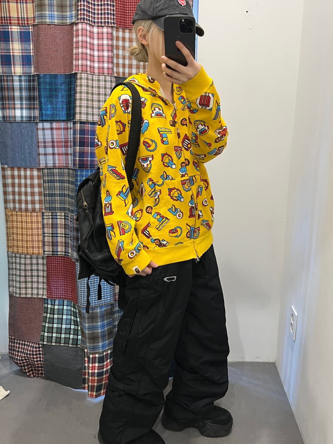 오클리 블랙 패딩 멜빵바지 상품이미지3