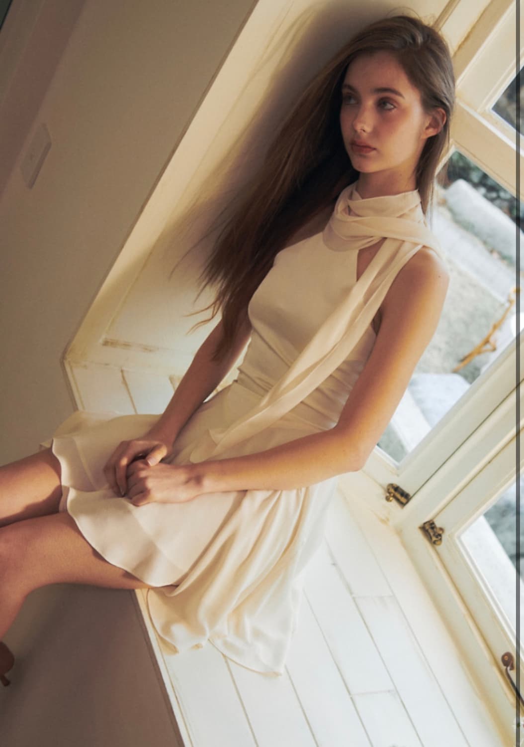 페인오어플레져 lynn dress 화이트 m 상품이미지3