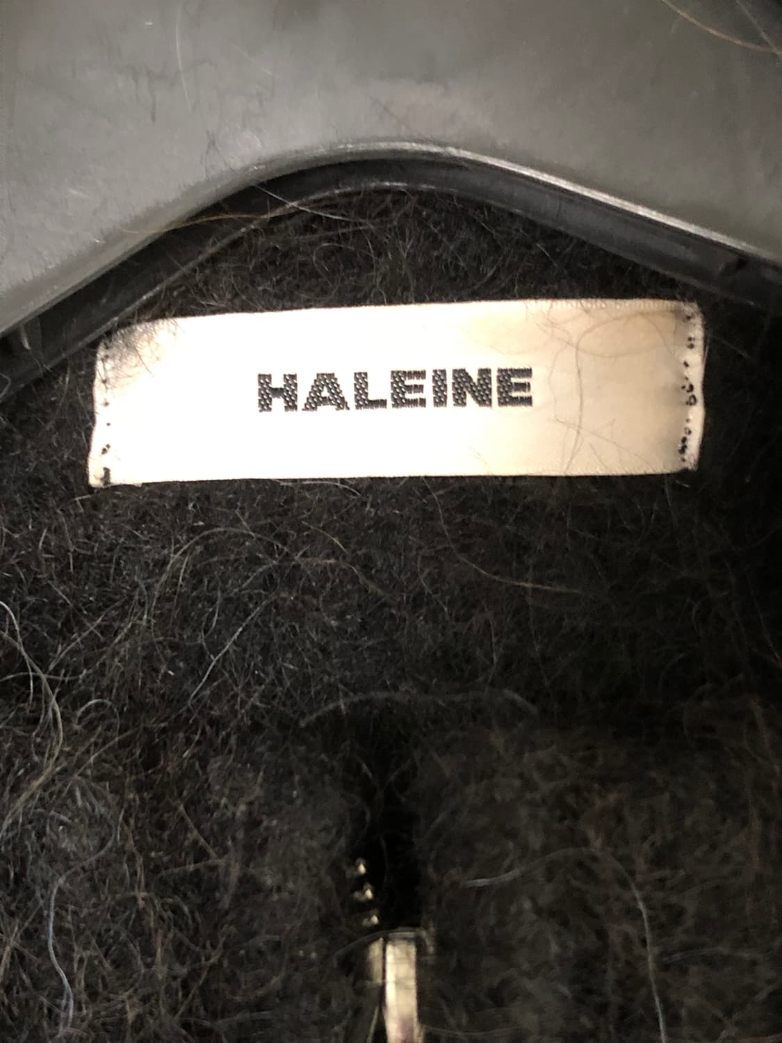 알렌느 알파카 니트 집업 상품이미지3