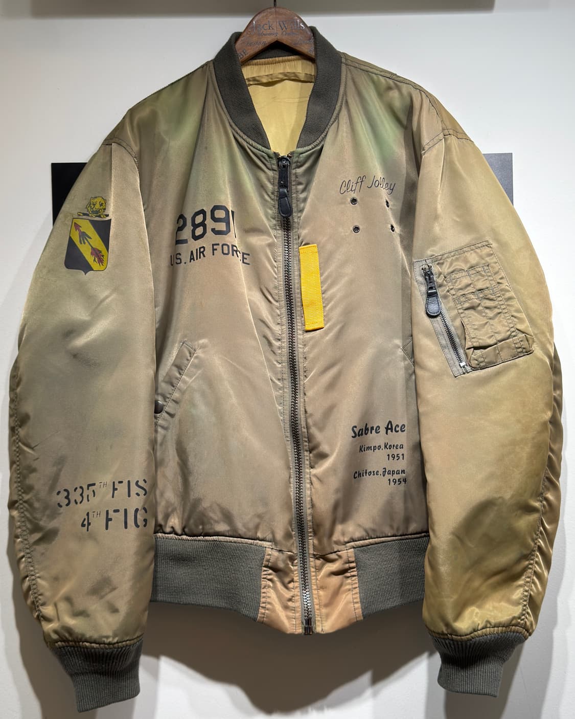 80s 아비렉스 한국전쟁 USAF 마원 자켓 상품이미지1