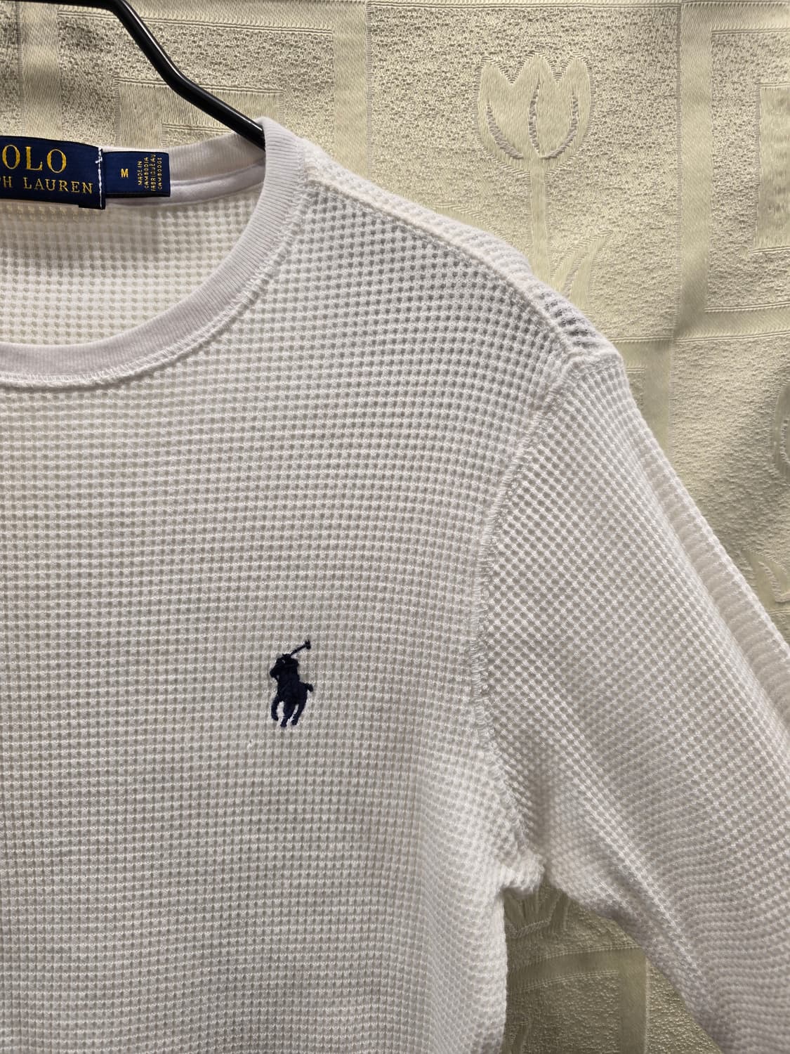 폴로 랄프로렌 와플 긴팔티 90 상품이미지3