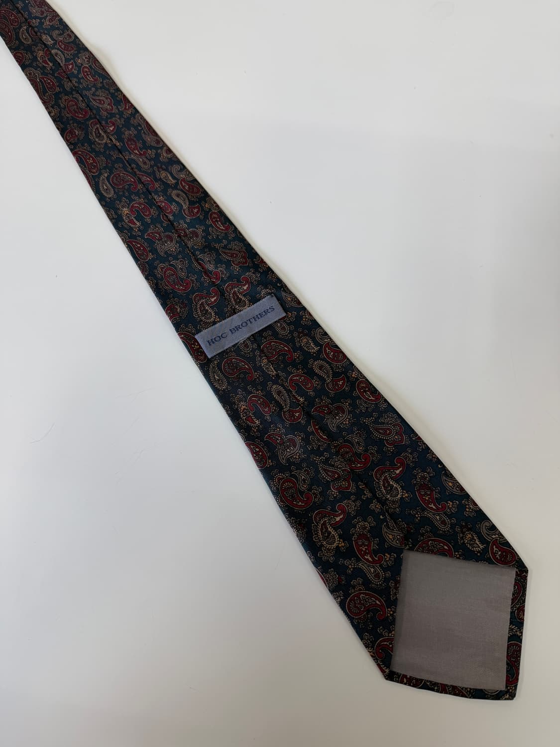 페이즐리 실크 넥타이 8.3cm 상품이미지3