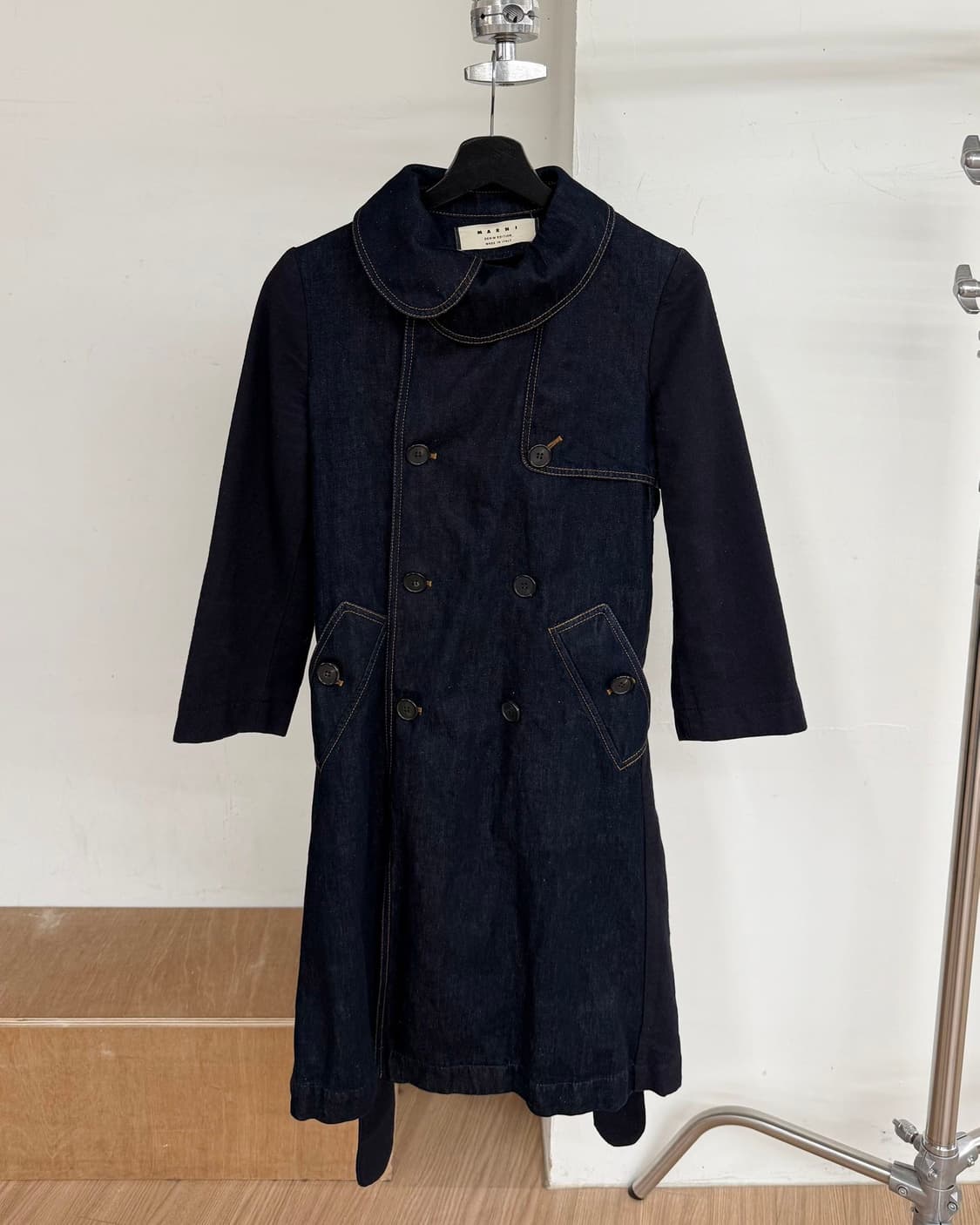 마르니 데님 에디션 라운드넥 코트  상품이미지1