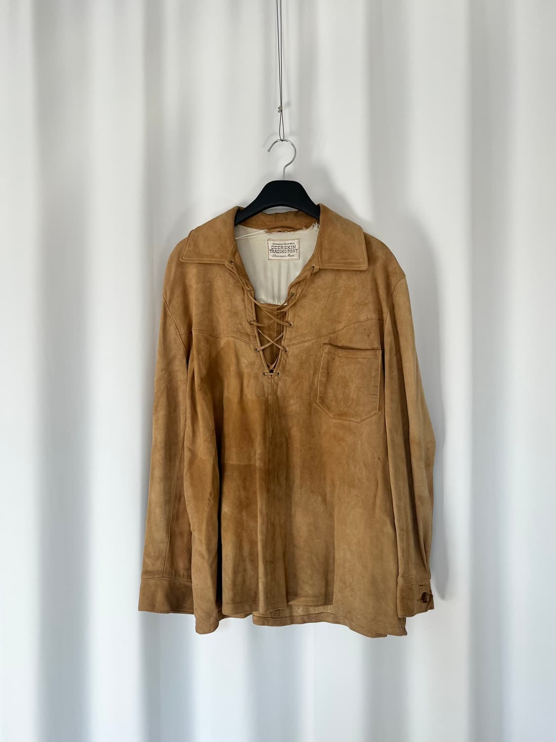 60's vintage deerskin pullover shirt  상품이미지2