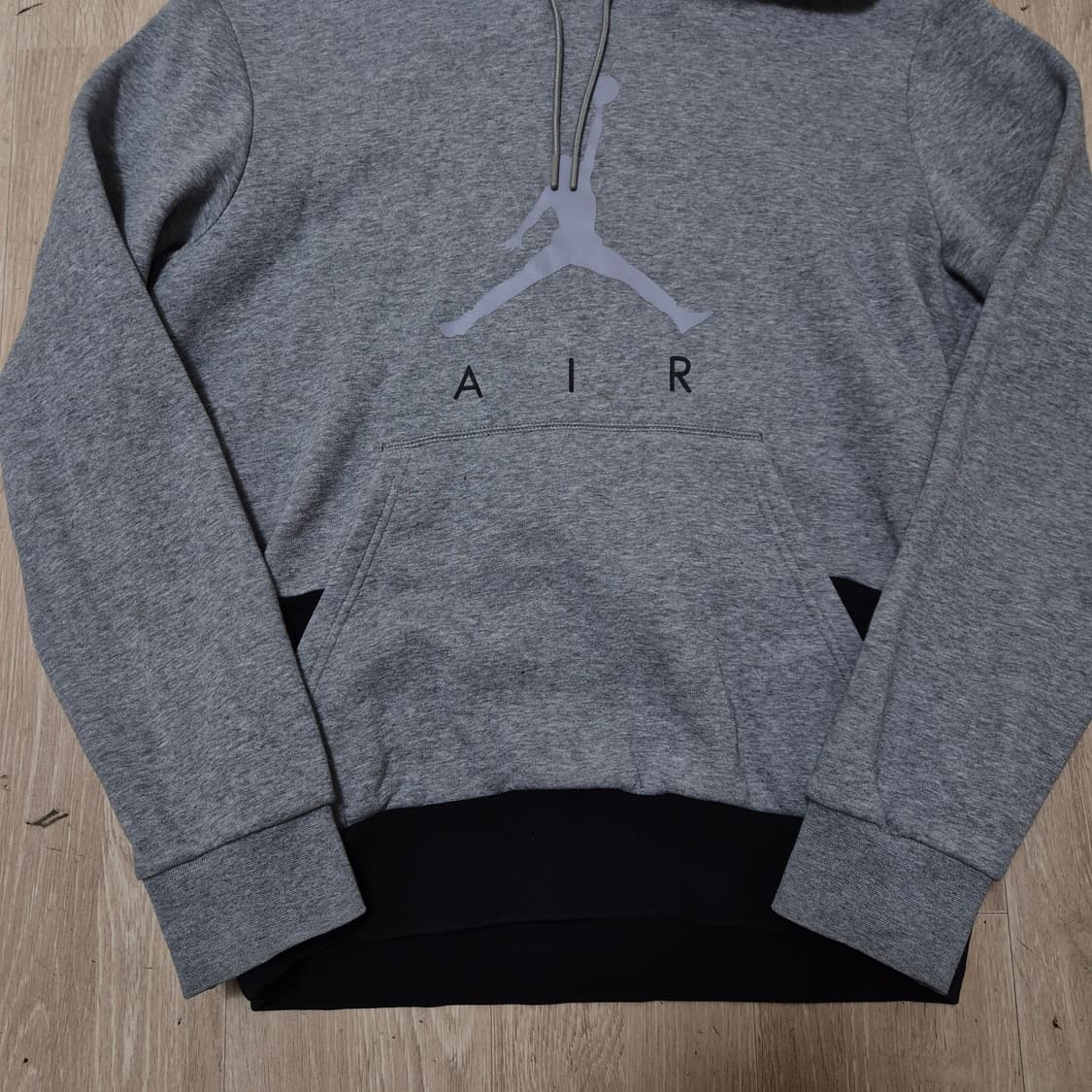 조던 에어 점프맨 빅로고 투톤 배색 기모 후드티 M(95) 상품이미지3