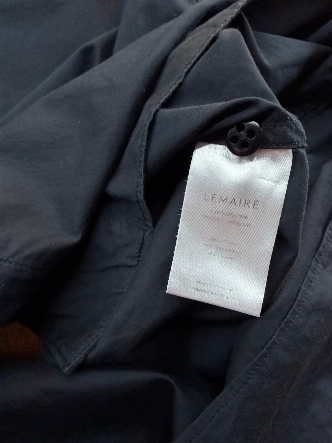 100~105/ 르메르 컨버터블 Seam 오버사이즈 실크 셔츠 상품이미지8