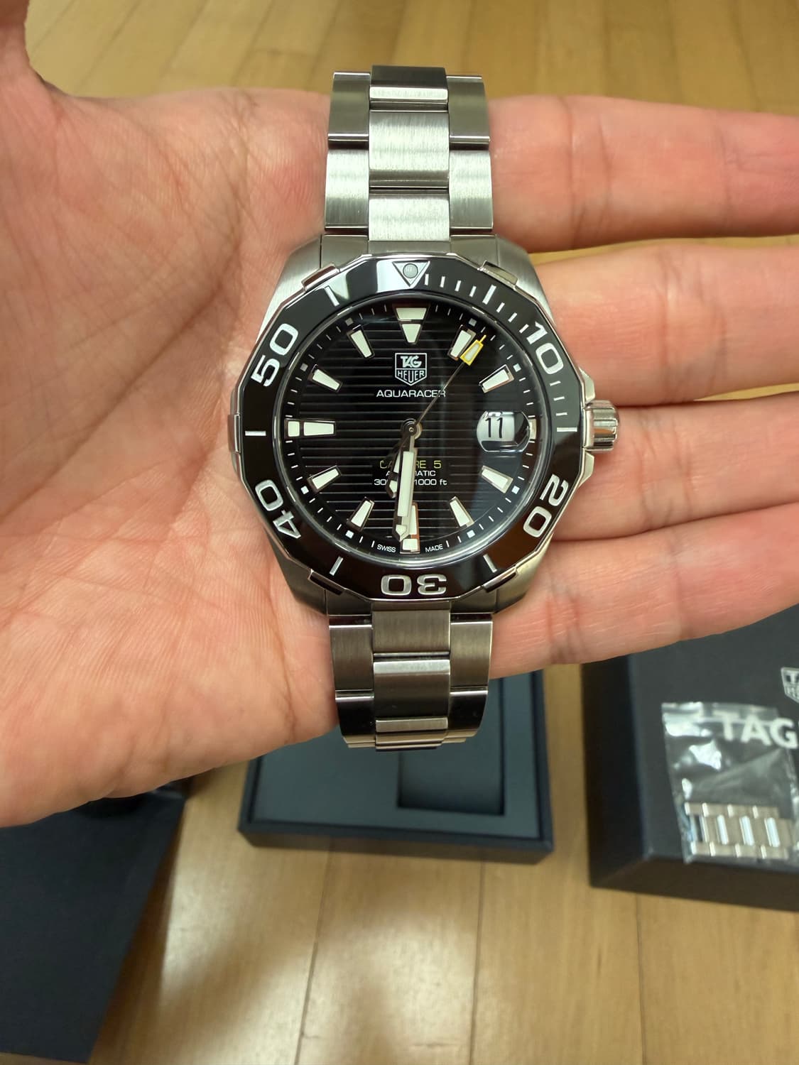 태그호이어 아쿠아레이서 300 블랙 오토 41mm 상품이미지1