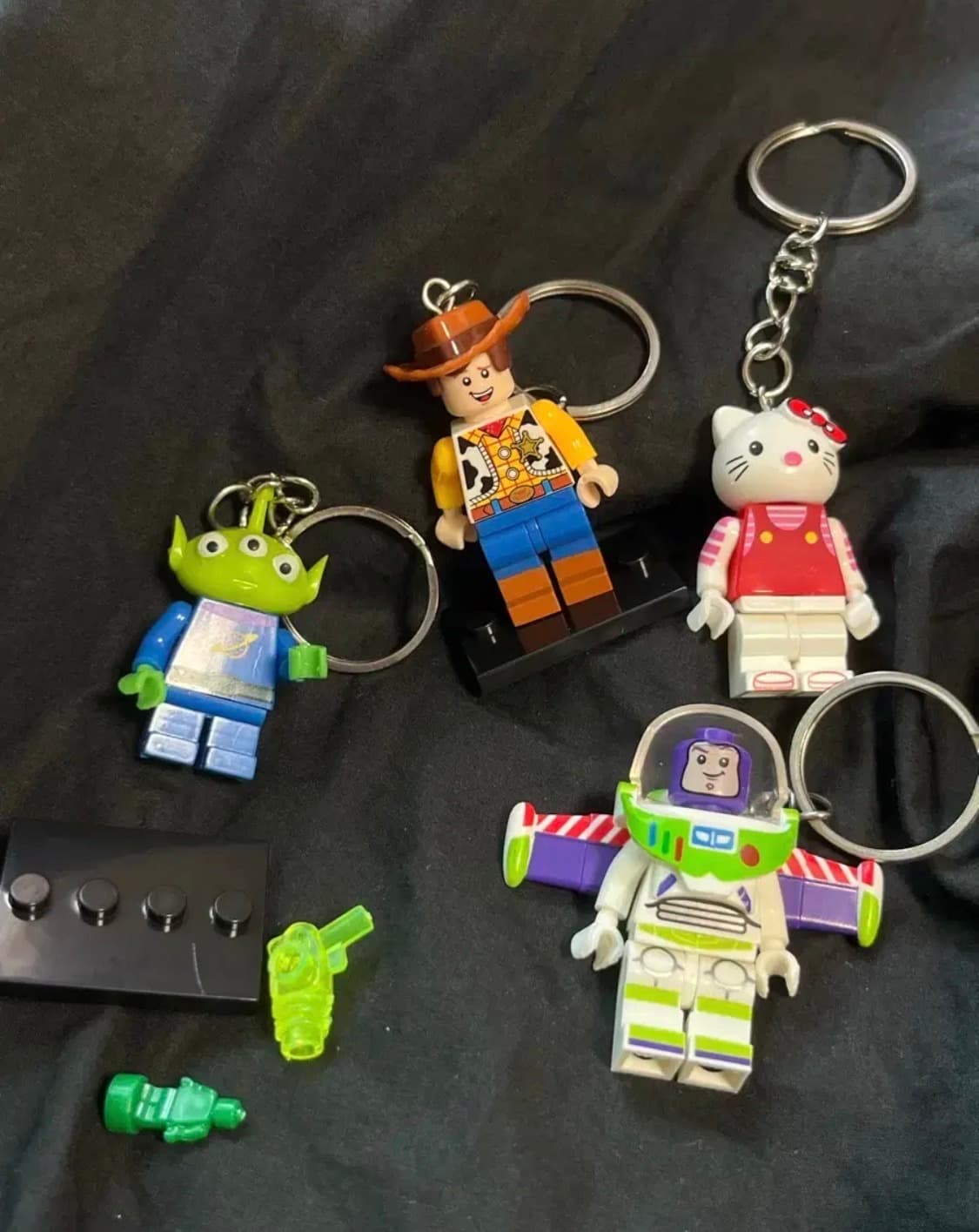 [새상품] 토이스토리 키링 레고 버즈 우디 헬로키티 상품이미지2