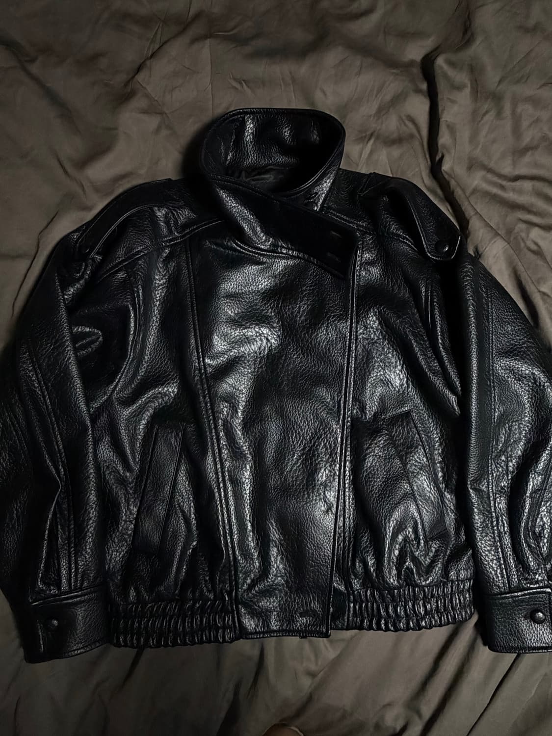 자라 페이크 레더자켓 상품이미지1