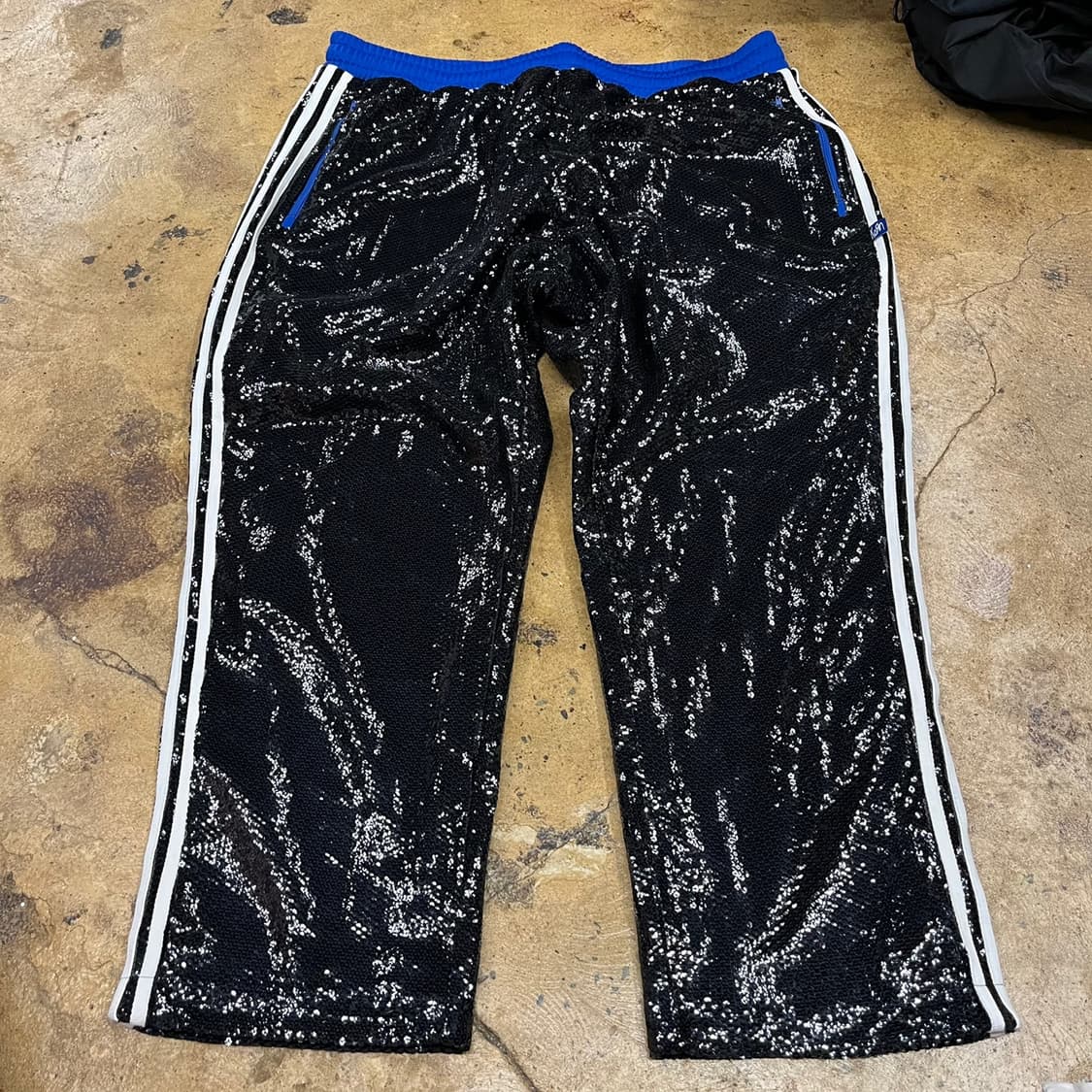 [정품/2XL]  Korn x 아디다스 블랙 스팽글 트레이닝 셋업 b15 상품이미지7