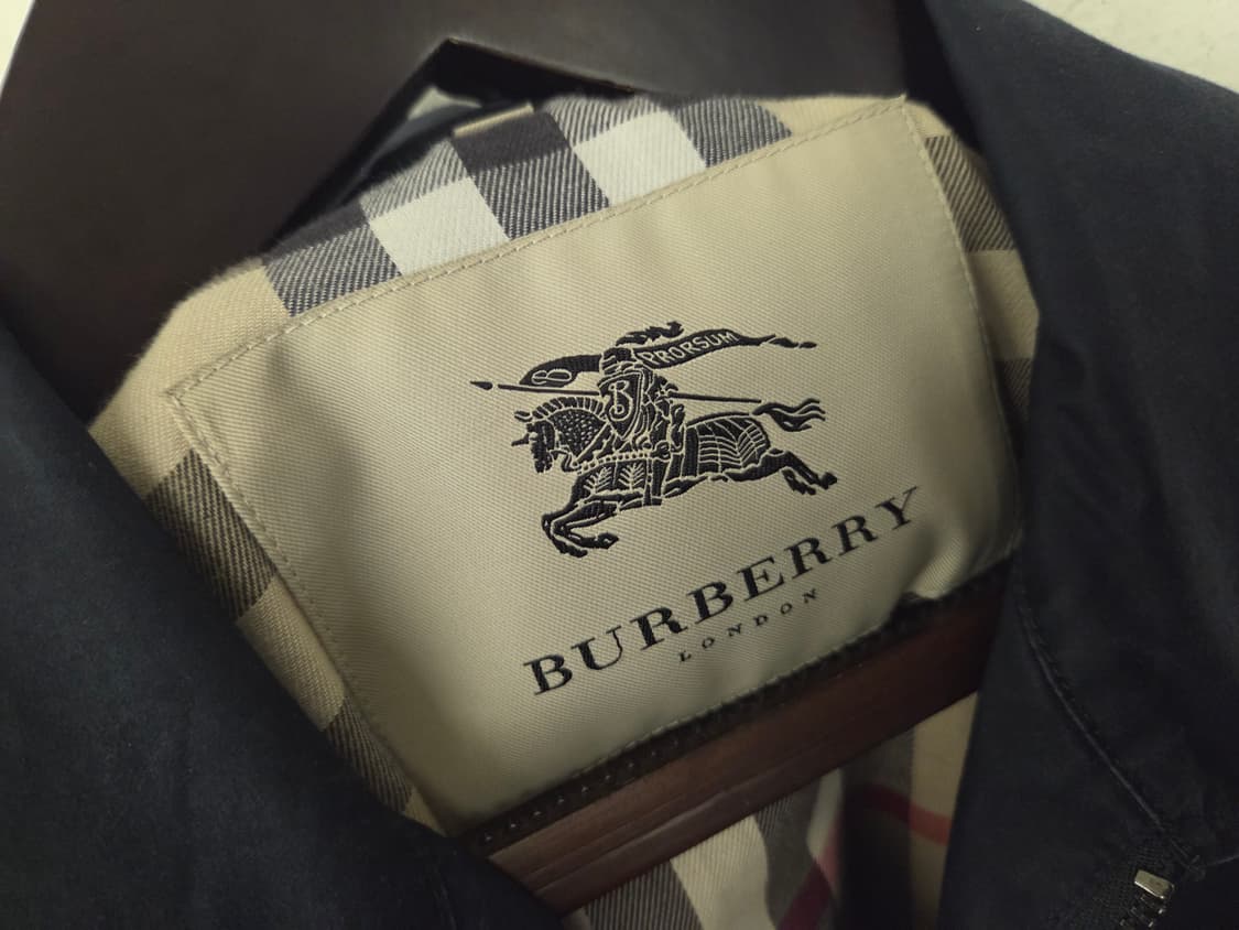 버버리 네이비 블루종 자켓 L사이즈 상품이미지4