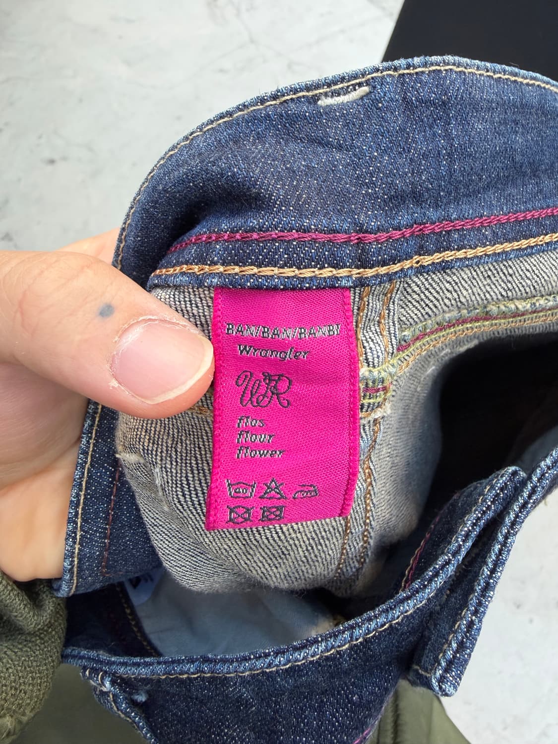 04‘s 랭글러 WR 핑크라벨 플레어 데님 팬츠 부츠컷 청바지 상품이미지6