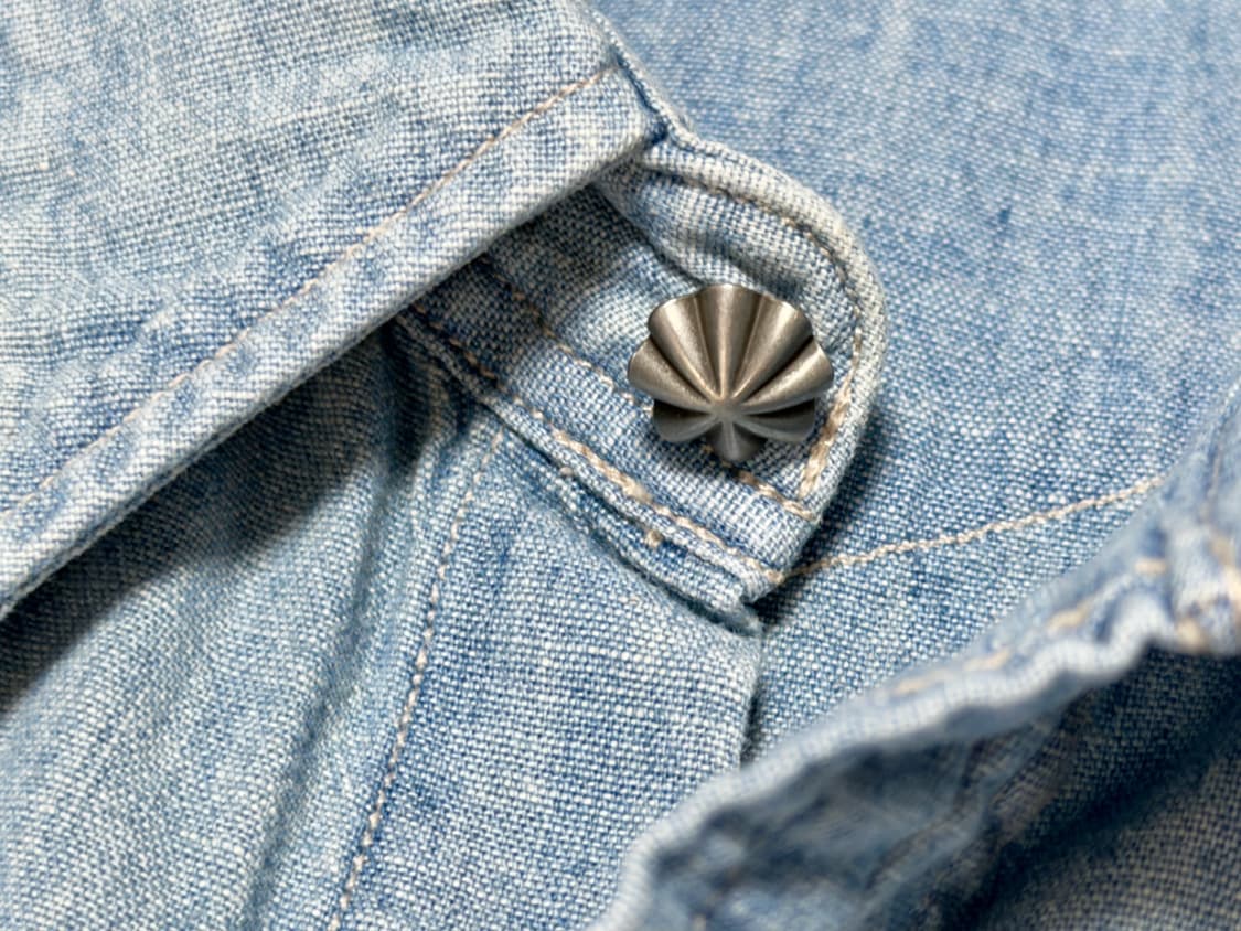 RRL 더블알엘 샴브레이 웨스턴 셔츠 판매합니다. 상품이미지5
