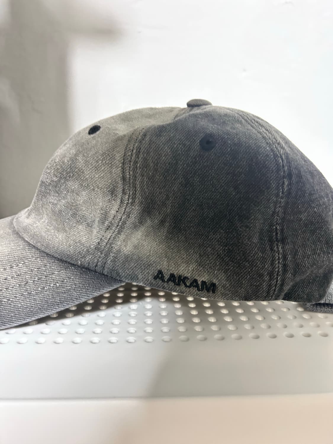 아캄 워시드 데님 볼캡 상품이미지2