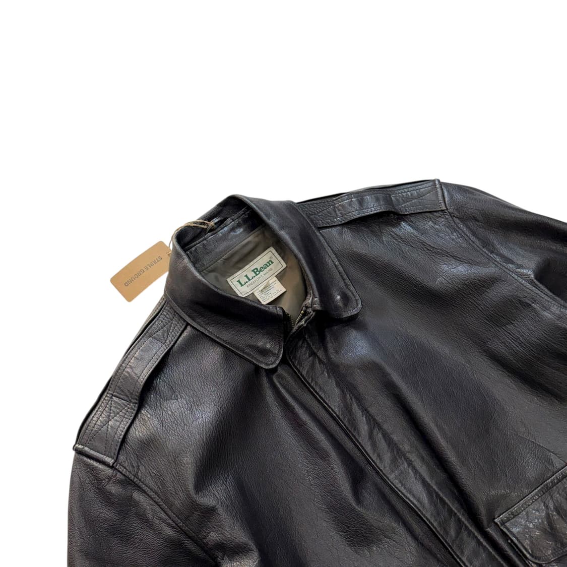 [105] 90's LL Bean A2 봄버 레더 자켓 상품이미지2