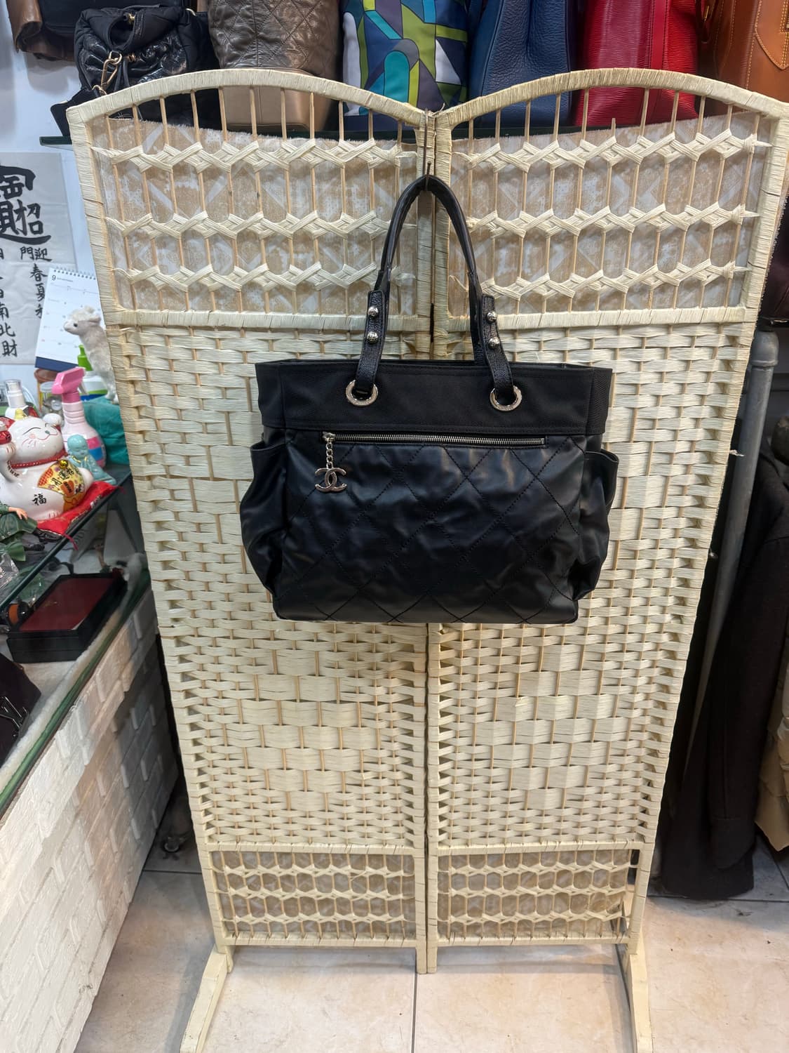 정품 샤넬 비아리츠 투포켓 라지 숄더백 팝니다 상품이미지1