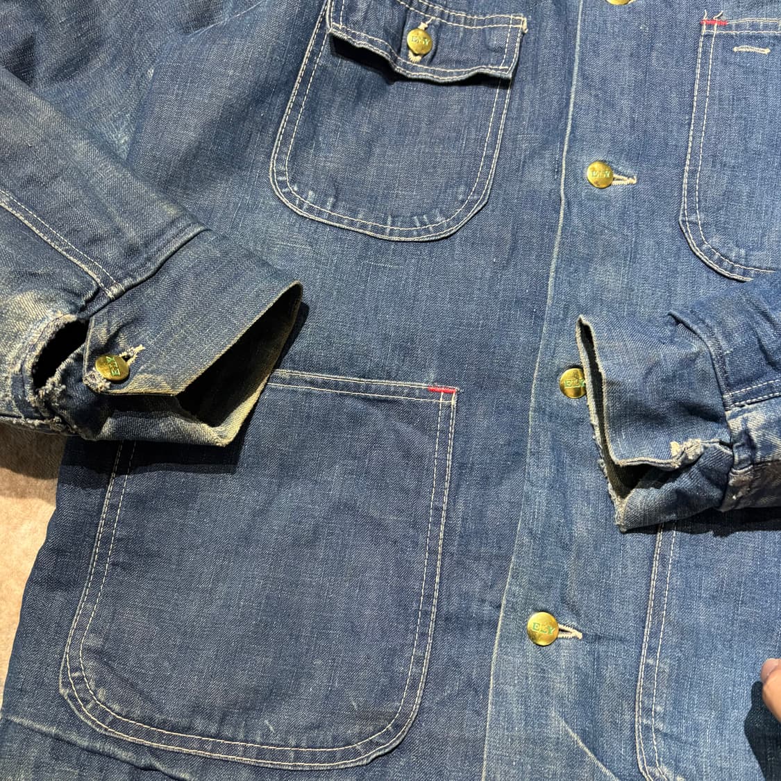 ELY USA 빈티지 포켓 헤비 워크자켓 상품이미지5