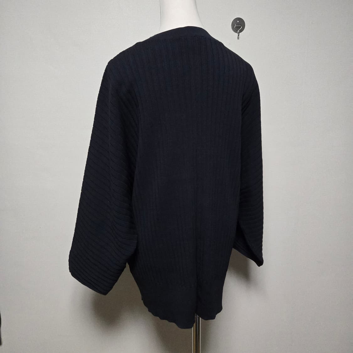 코스 루즈핏 리브드 가디건 / 여성 가디건/ 여자 가디건  상품이미지8