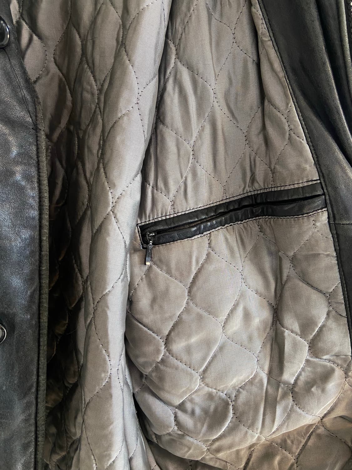 SAKI leather 빈티지 오버사이즈 가죽 자켓 상품이미지7