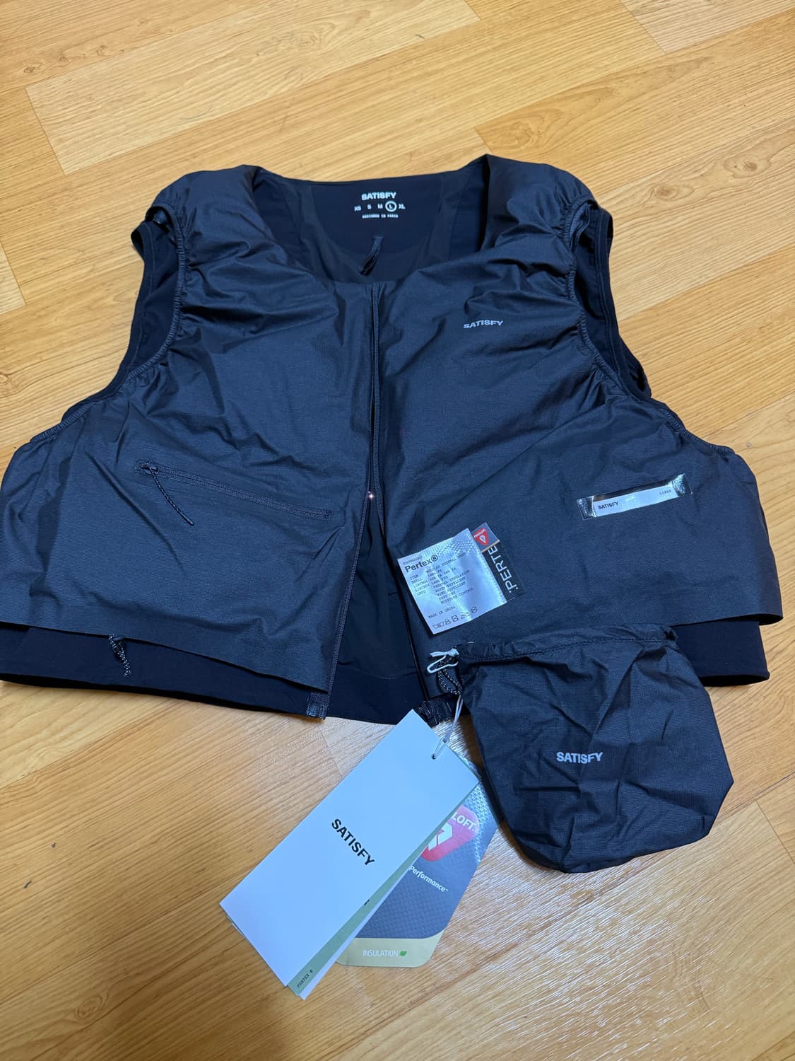 새티스파이 모듈러 써멀 베스트 블랙 L 상품이미지4