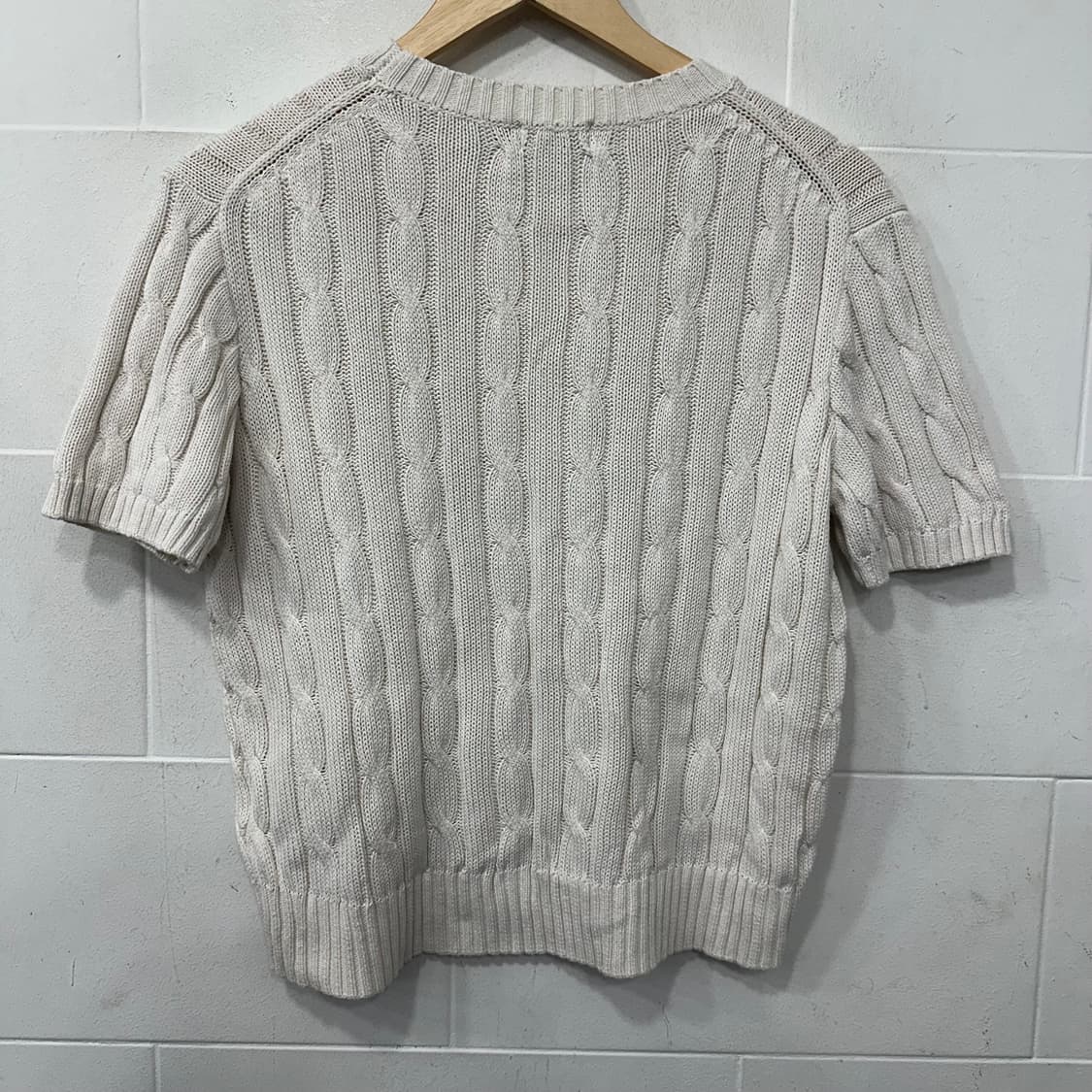 폴로 랄포르렌 하트포켓 꽈배기니트 상품이미지4