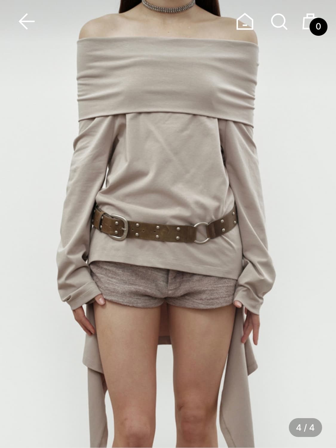 세릭 cerric TWO RING RIVET BELT / Brown 상품이미지1