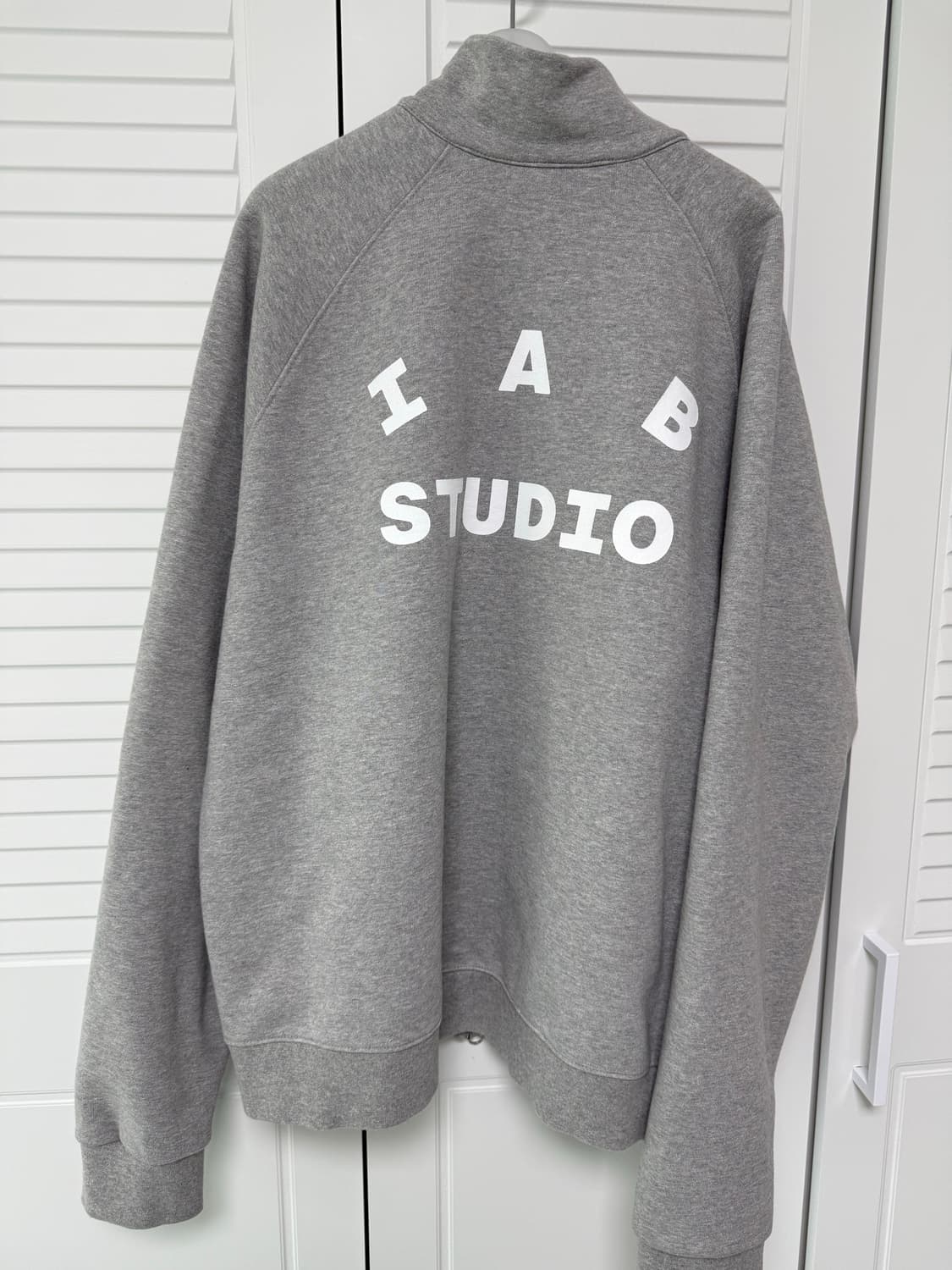 아이앱 스튜디오 투웨이 풀 집업 그레이 화이트 상품이미지2