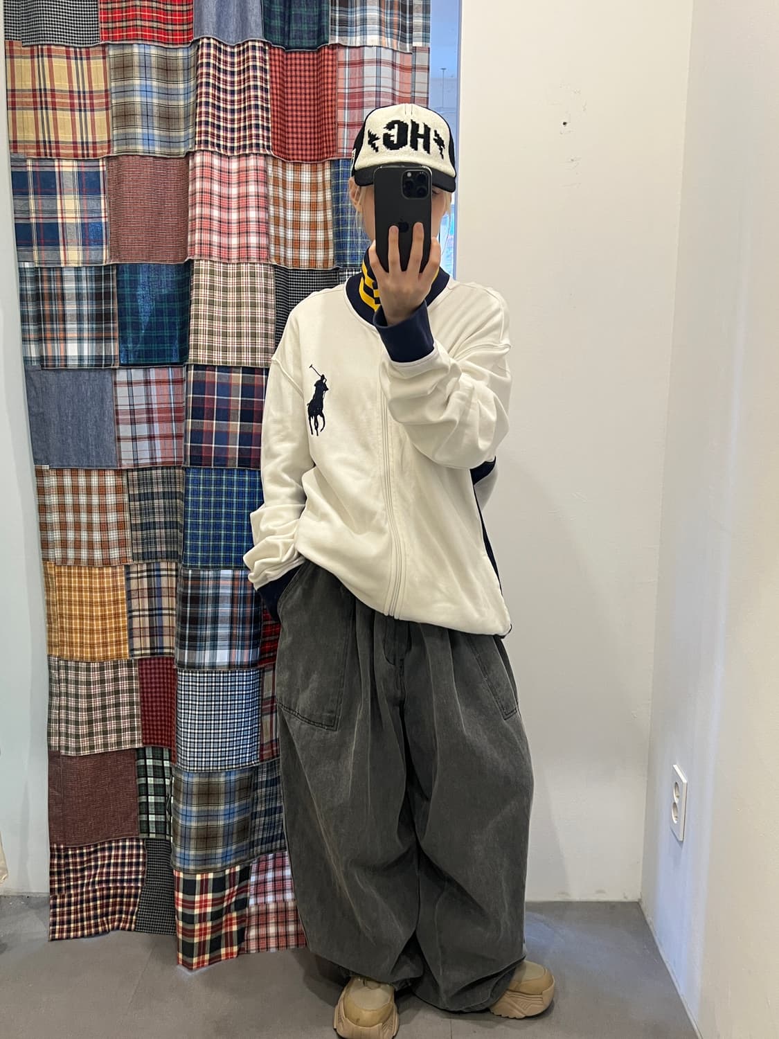 그레이 벌룬 데님 팬츠 상품이미지7