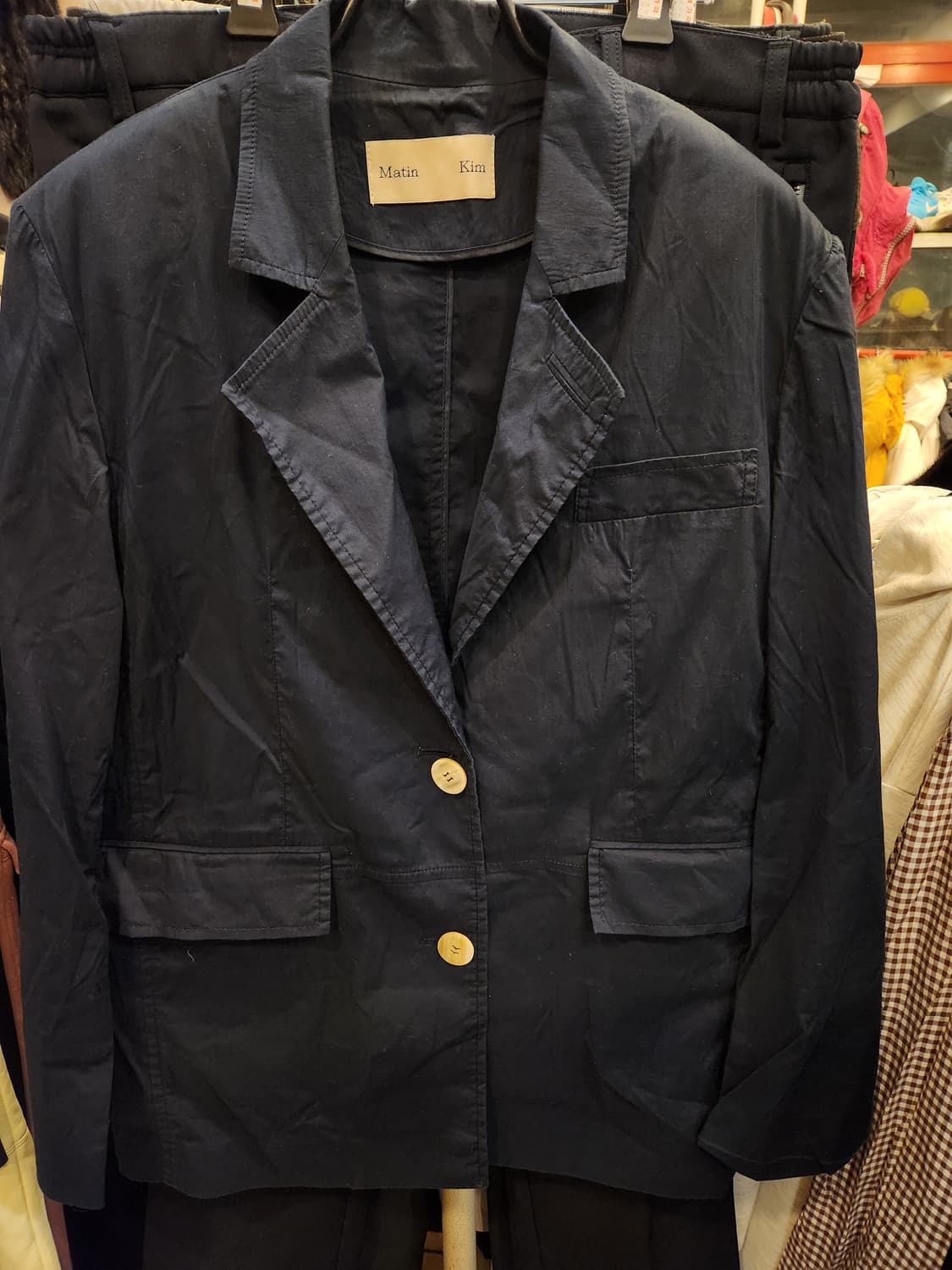 마뗑킴 네이비 자켓 상품이미지1