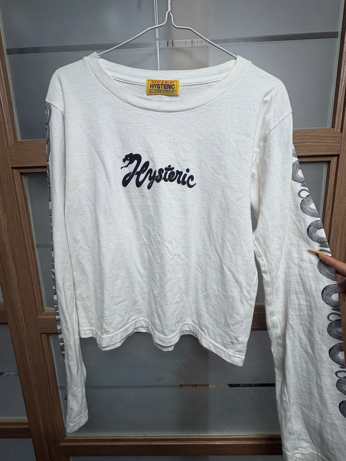 히스테릭 글래머 스네이크 슬리브 우먼 상품이미지3