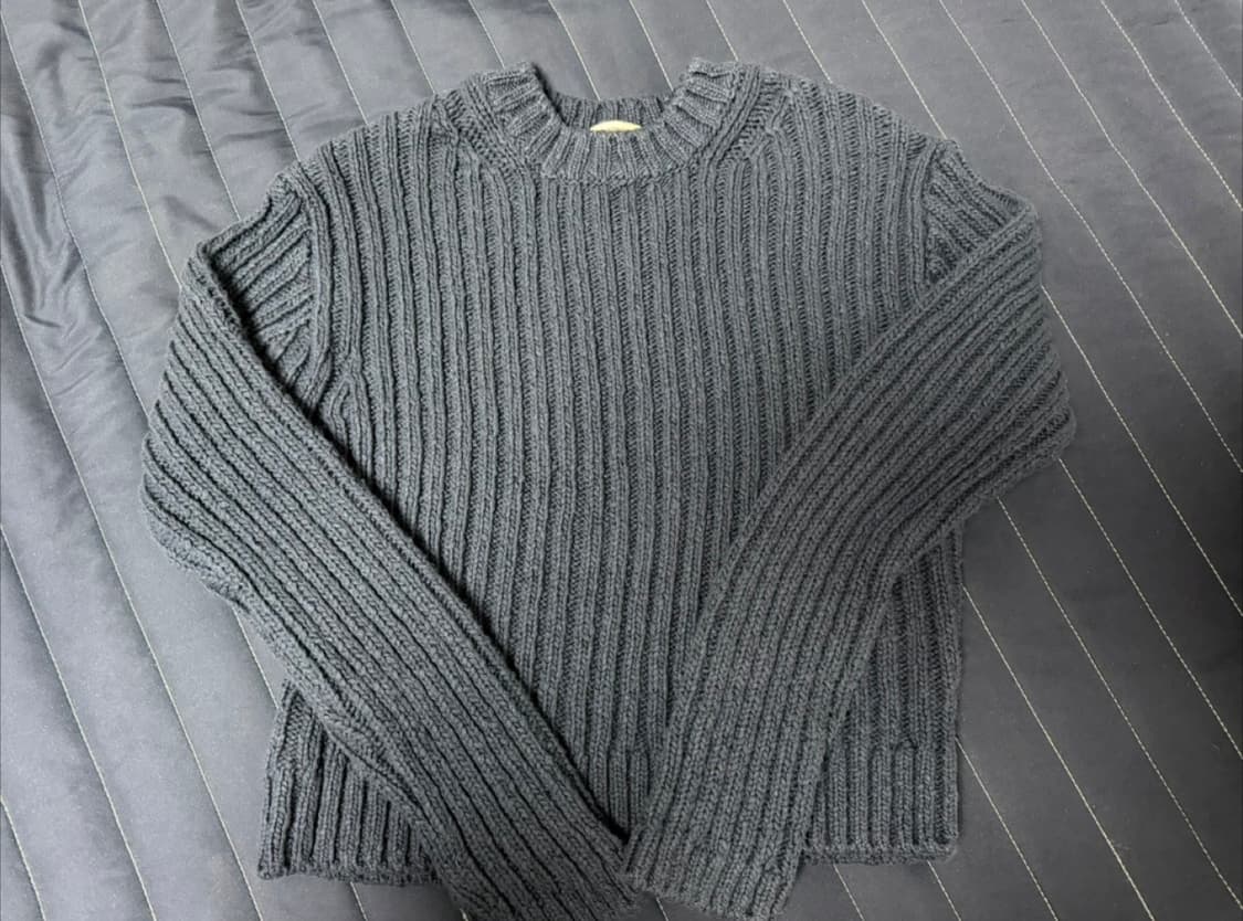 shopm 네이비 니트 상품이미지1