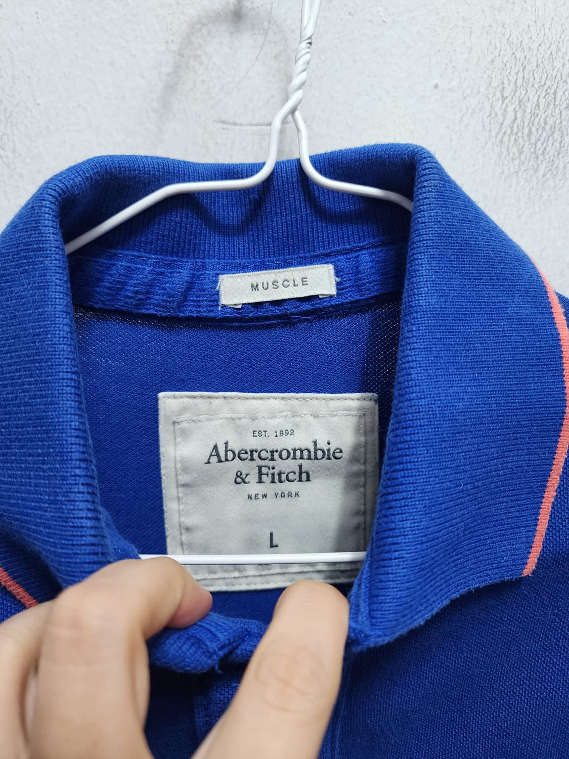 아베크롬비 머슬핏 반팔 폴로티 상품이미지4